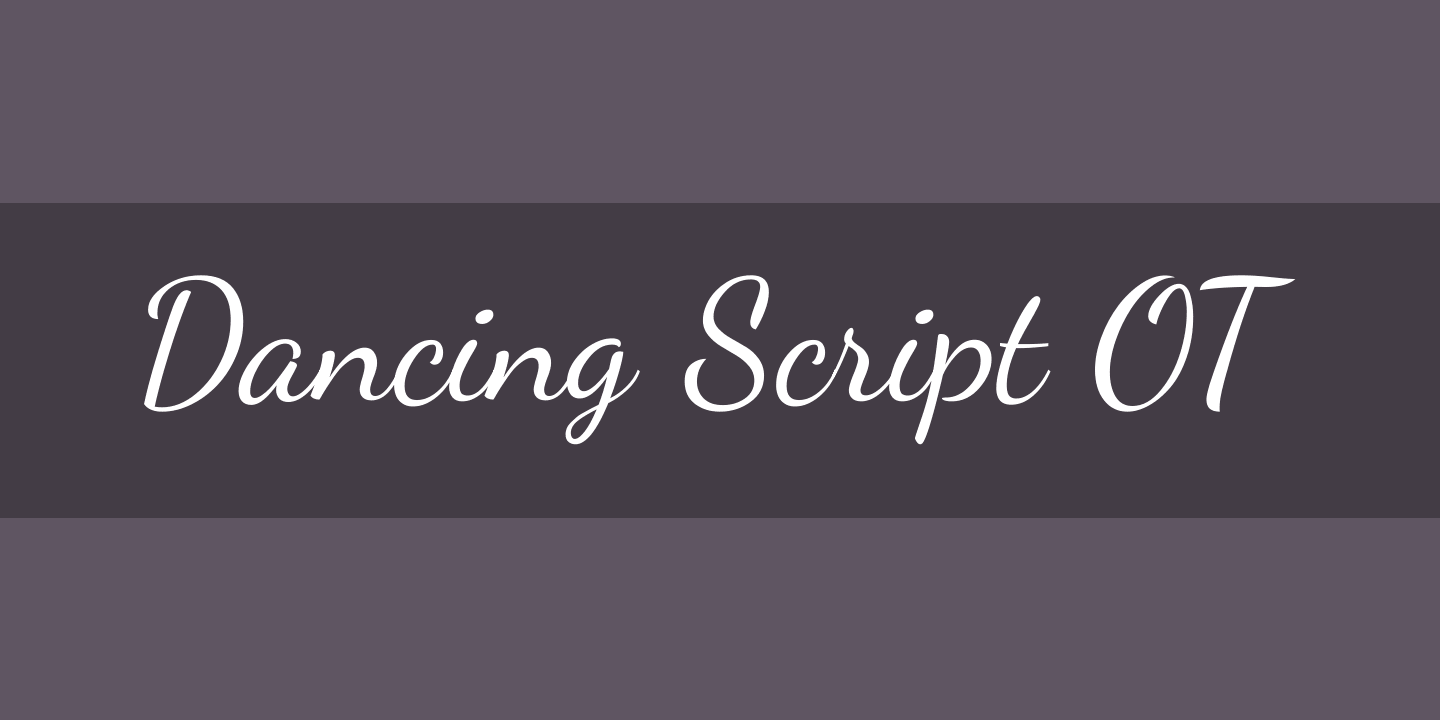 Шрифт Dancing Script