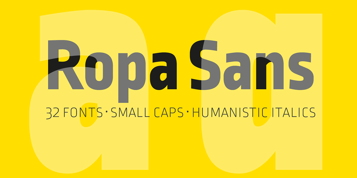 Шрифт Ropa Sans