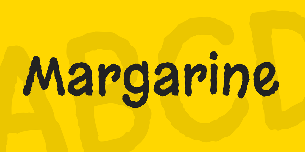 Шрифт Margarine