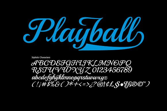 Шрифт Playball