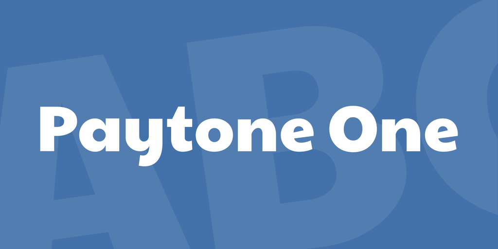 Шрифт Paytone One