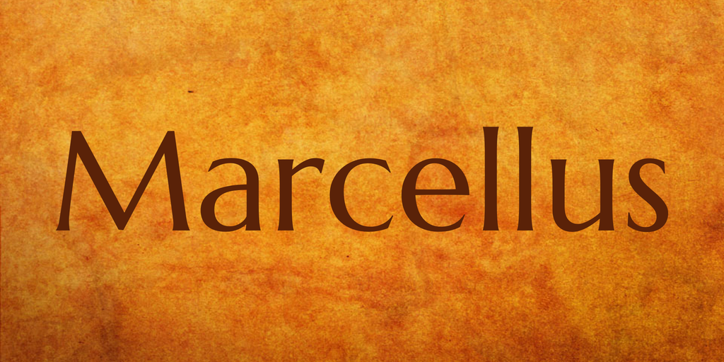 Шрифт Marcellus