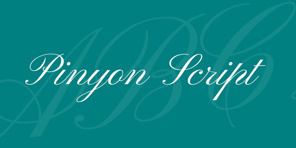 Шрифт Pinyon Script