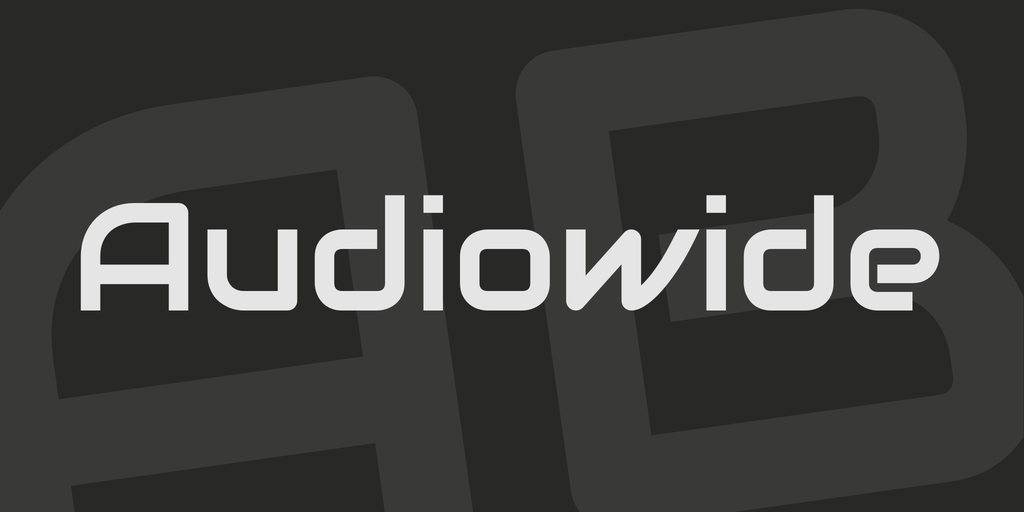 Шрифт Audiowide