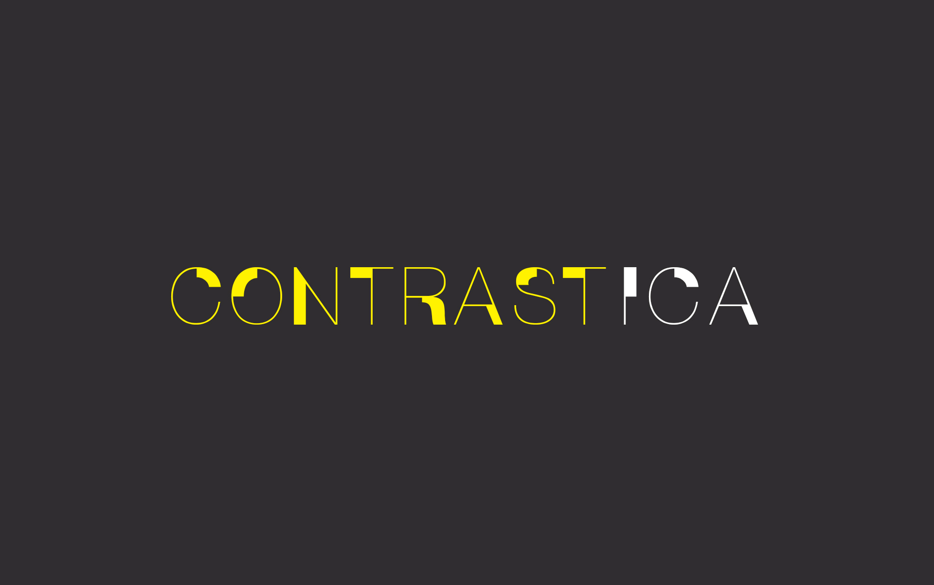 Шрифт Contrastica