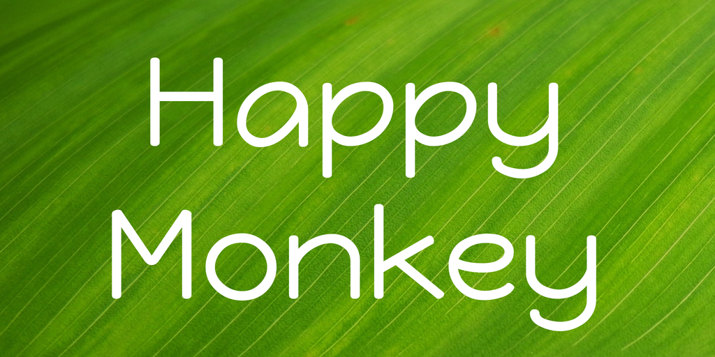 Шрифт Happy Monkey