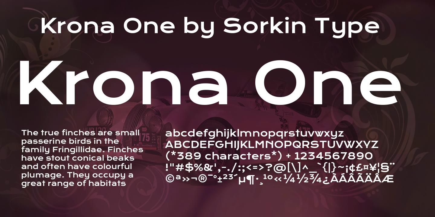 Шрифт Krona One