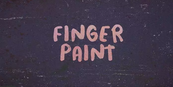 Шрифт Finger Paint