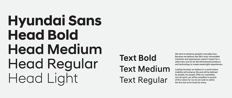 Шрифт Hyundai Sans