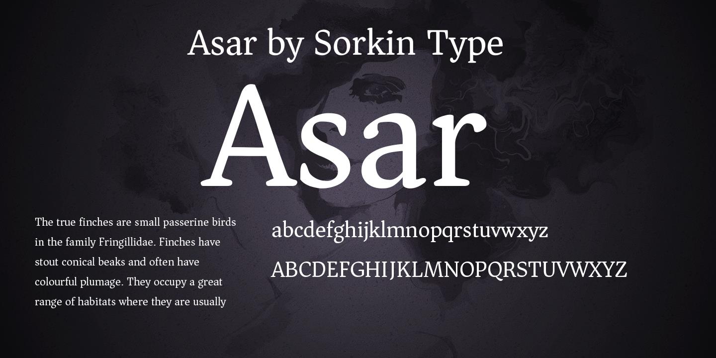 Шрифт Asar