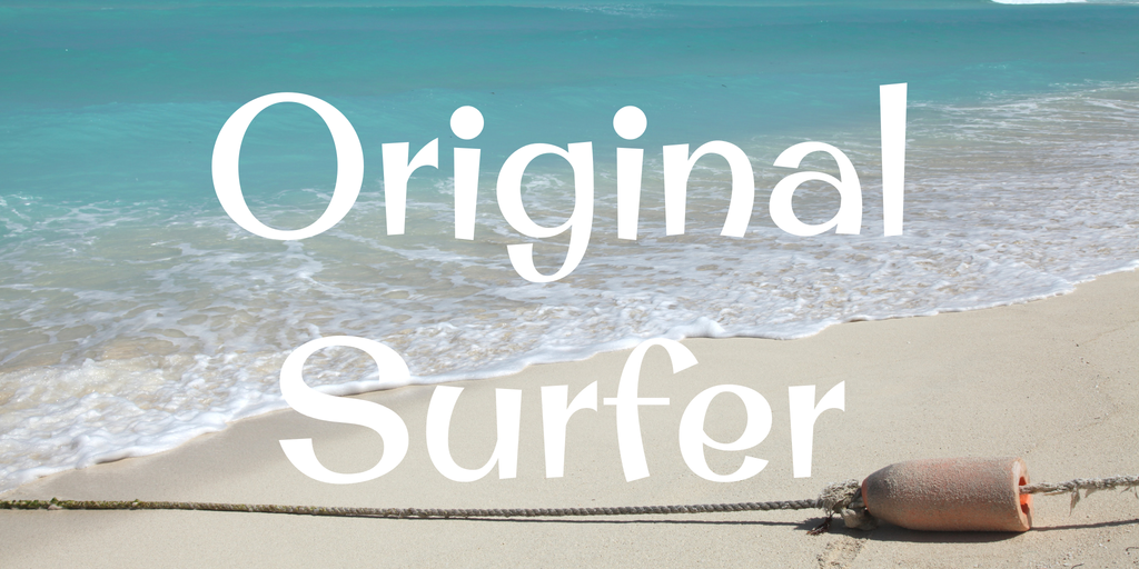 Шрифт Original Surfer