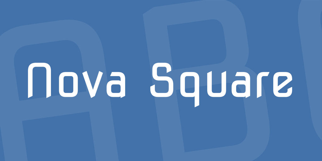 Шрифт Nova Square