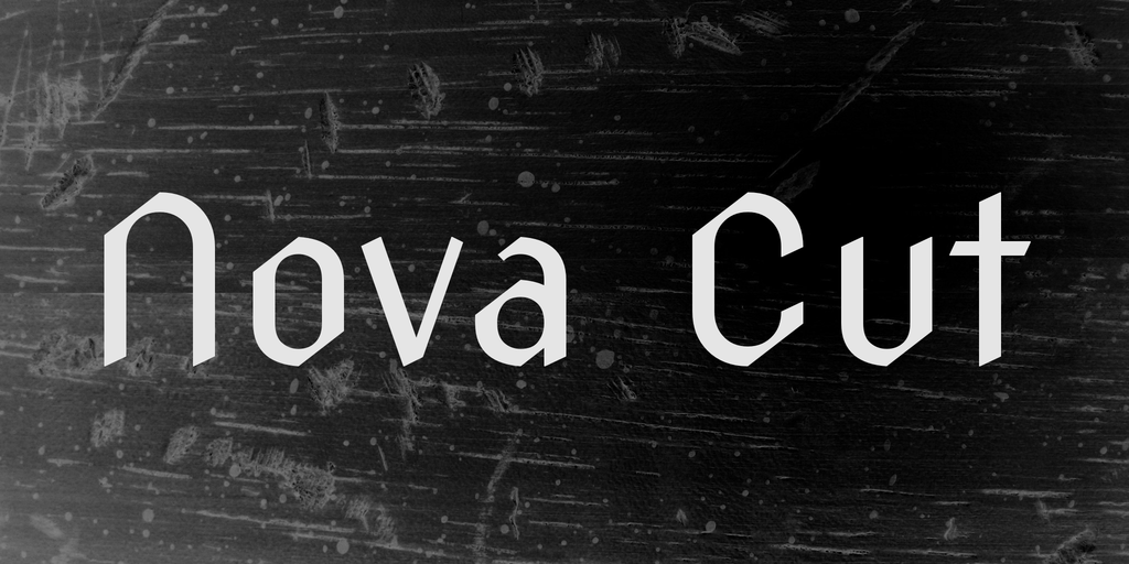 Шрифт Nova Cut
