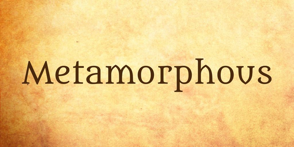 Шрифт Metamorphous