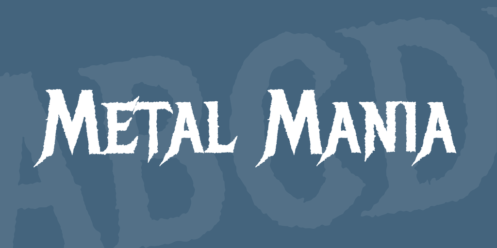 Шрифт Metal Mania