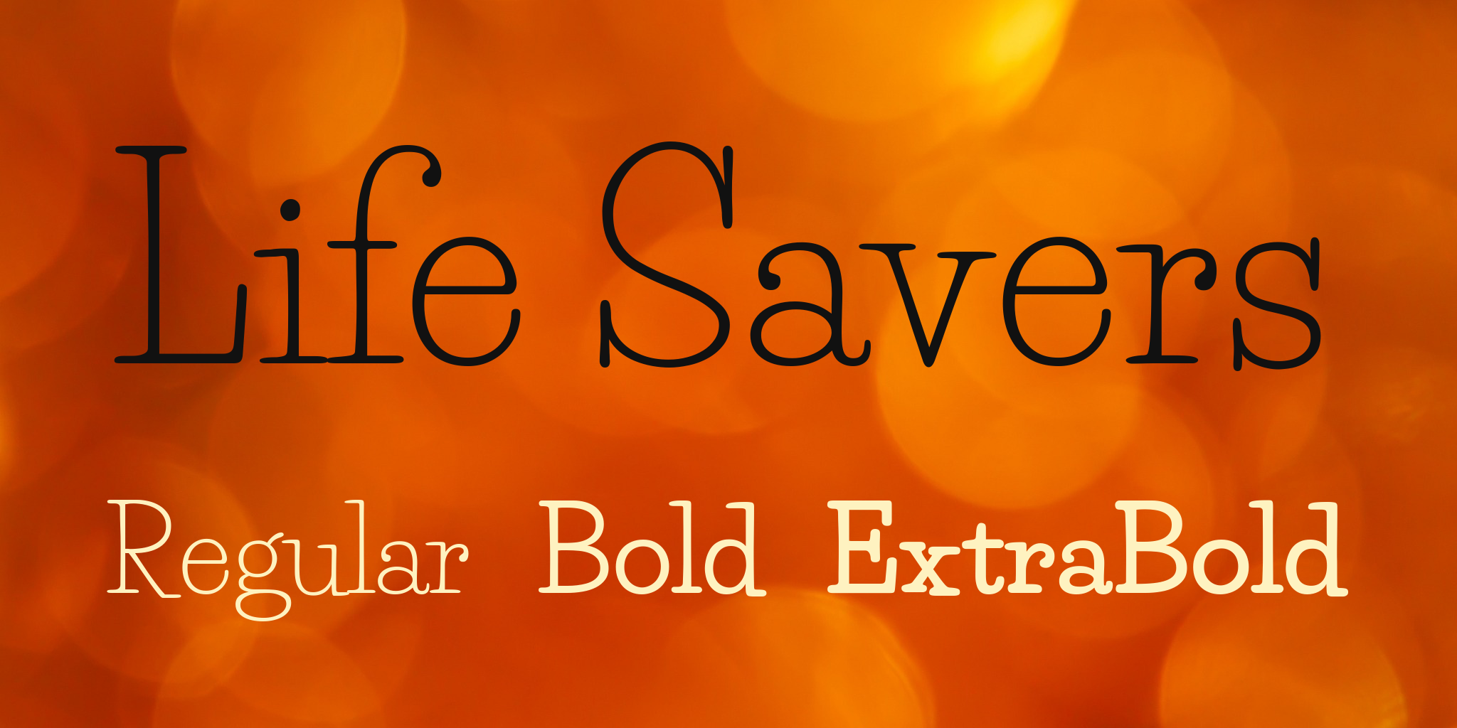 Шрифт Life Savers