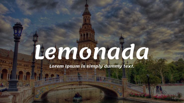 Шрифт Lemonada