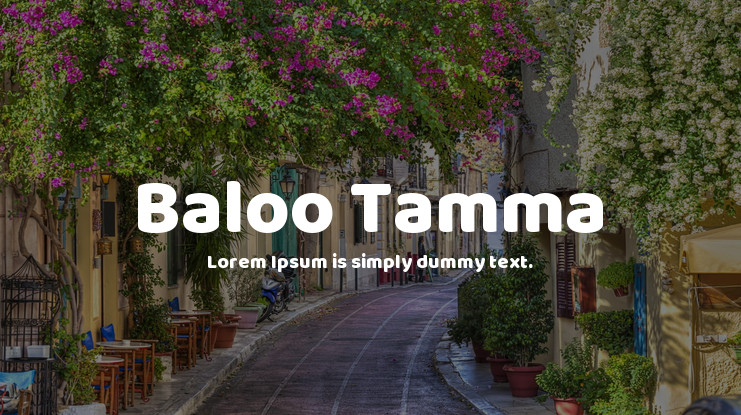 Шрифт Baloo Tamma