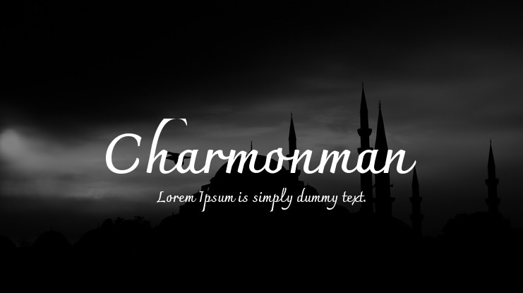 Шрифт Charmonman
