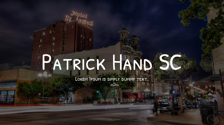 Шрифт Patrick Hand SC