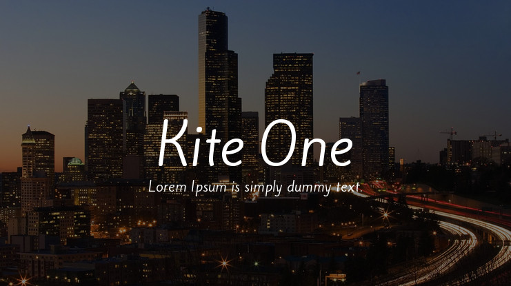 Шрифт Kite One