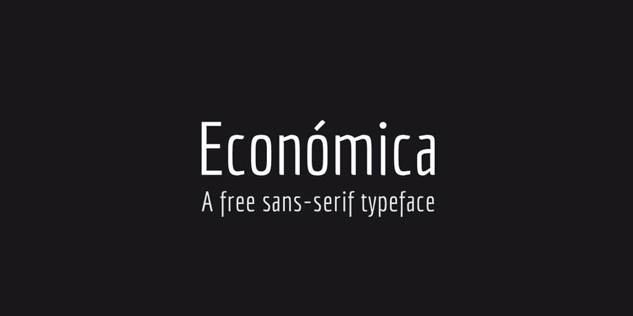 Шрифт Economica