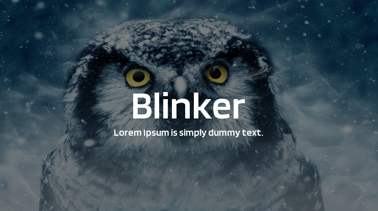 Шрифт Blinker