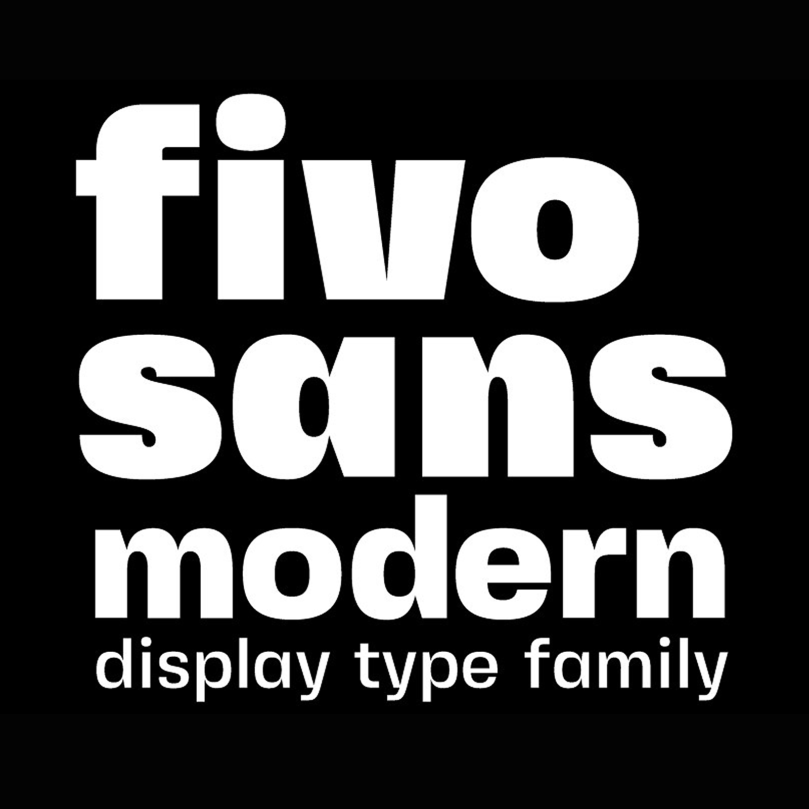 Шрифт Fivo Sans Modern