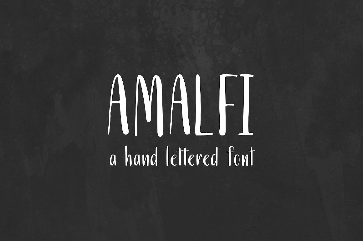 Шрифт Amalfi