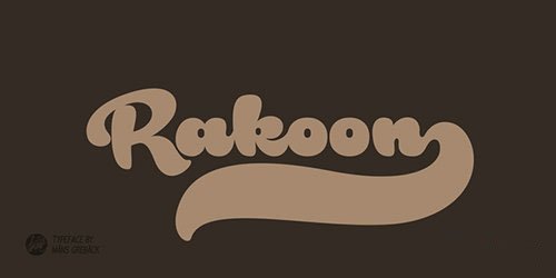 Шрифт Rough Rakoon