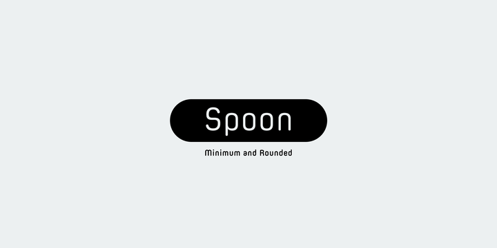 Шрифт Spoon