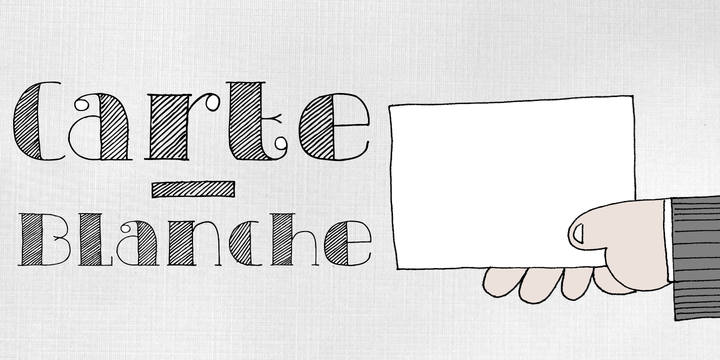 Шрифт DK Carte Blanche