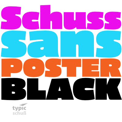 Шрифт Schuss Sans CG Poster