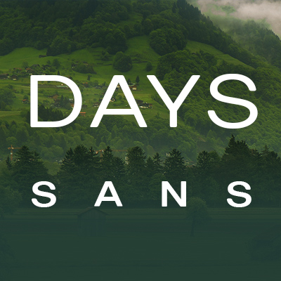 Шрифт TT Days Sans