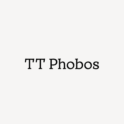 Шрифт TT Phobos