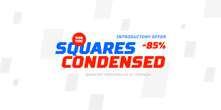 Шрифт TT Squares Condensed