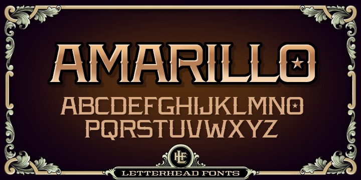 Шрифт LHF Amarillo