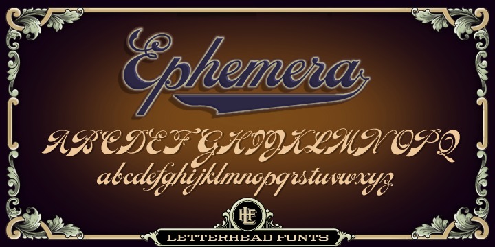 Шрифт LHF Ephemera