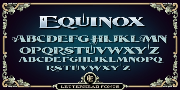 Шрифт LHF Equinox