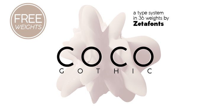 Шрифт Coco Gothic