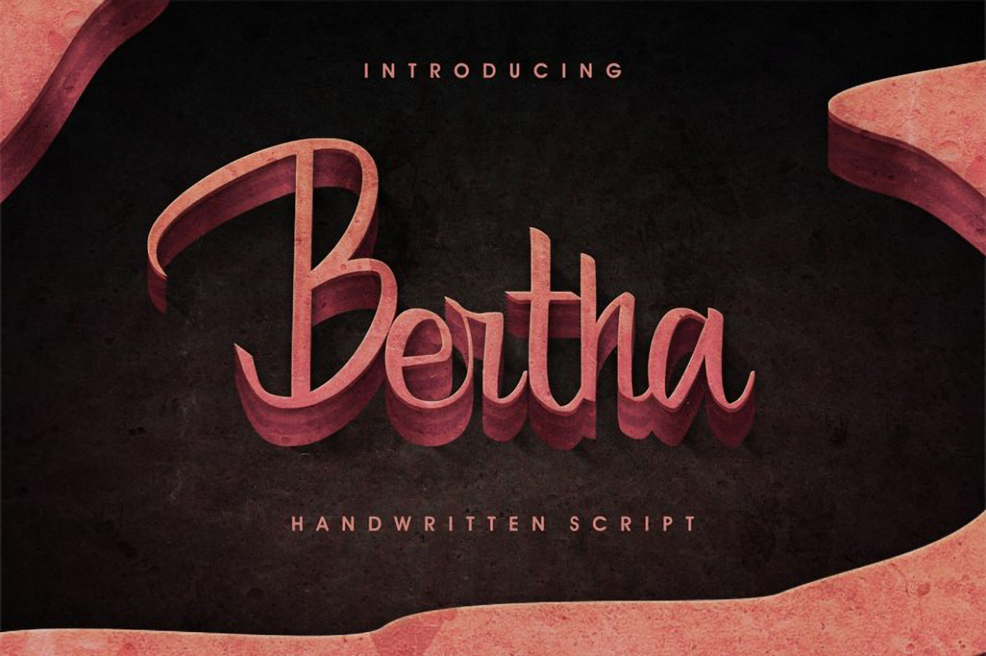 Шрифт Bertha
