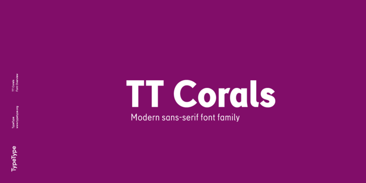 Шрифт TT Corals
