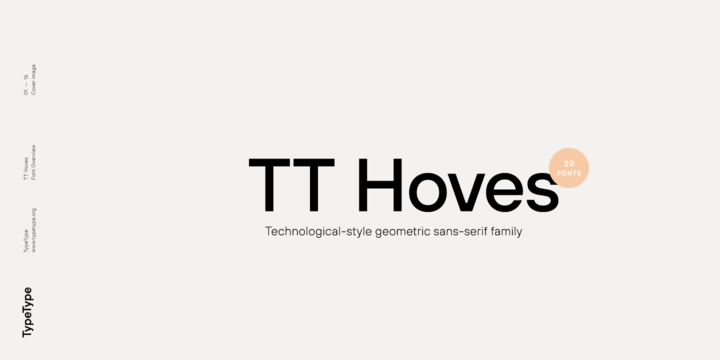 Шрифт TT Hoves