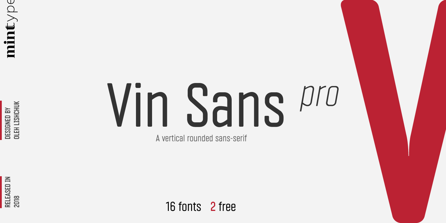 Шрифт Vin Sans Pro