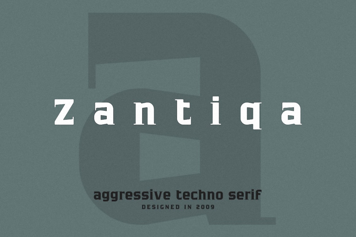 Шрифт Zantiqa 4F
