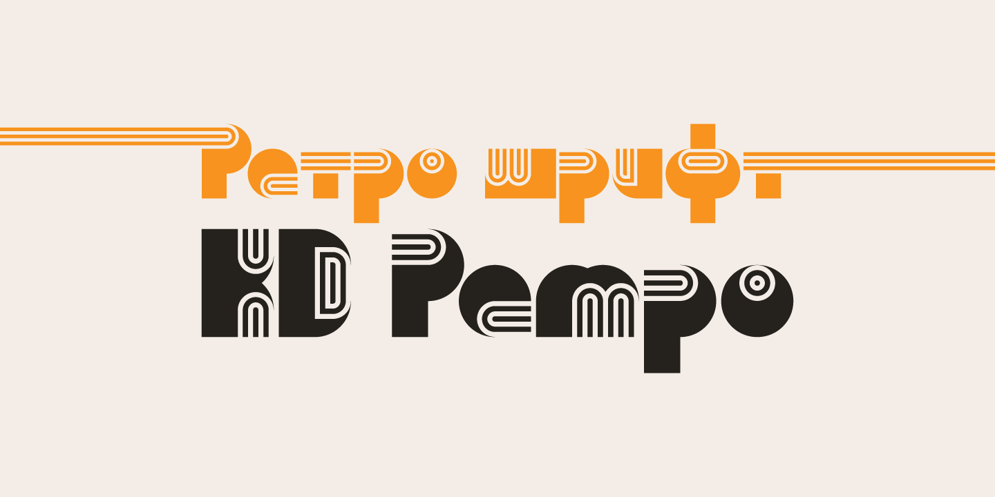 Шрифт KD Pempo