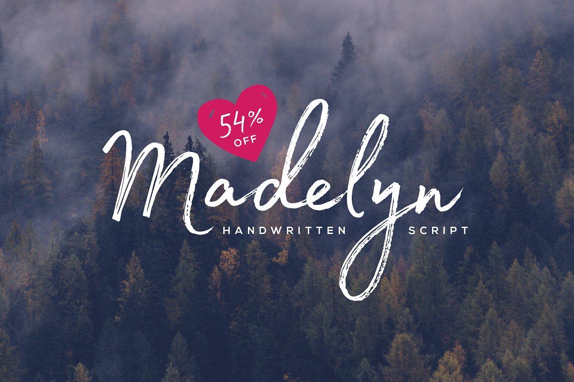 Шрифт Madelyn