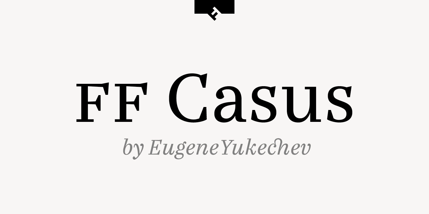 Шрифт FF Casus Pro