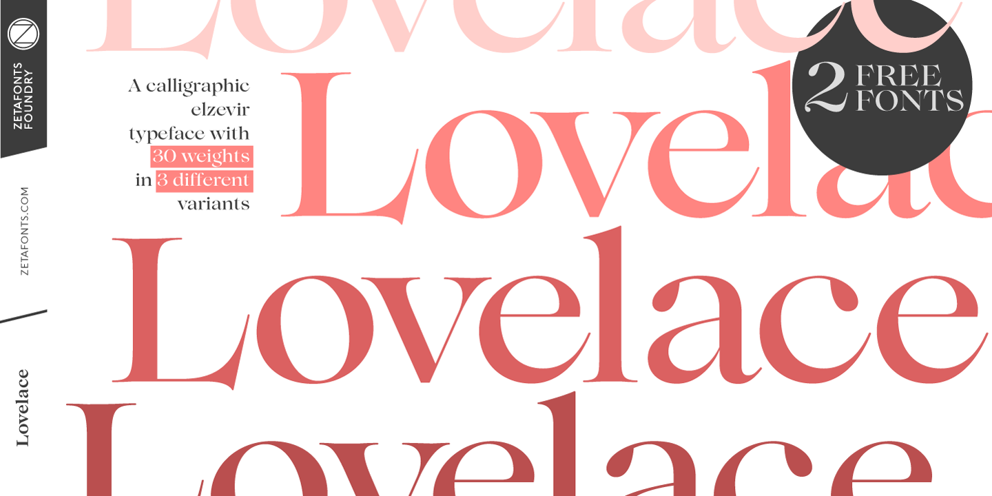 Шрифт Lovelace