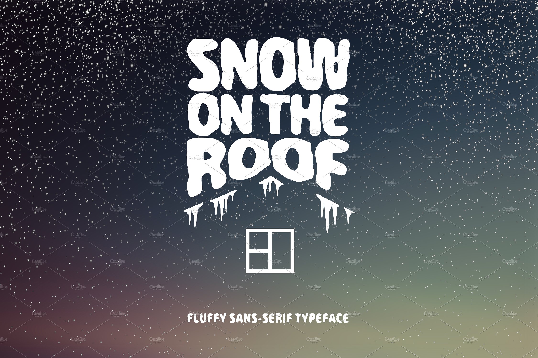Шрифт Snow On The Roof